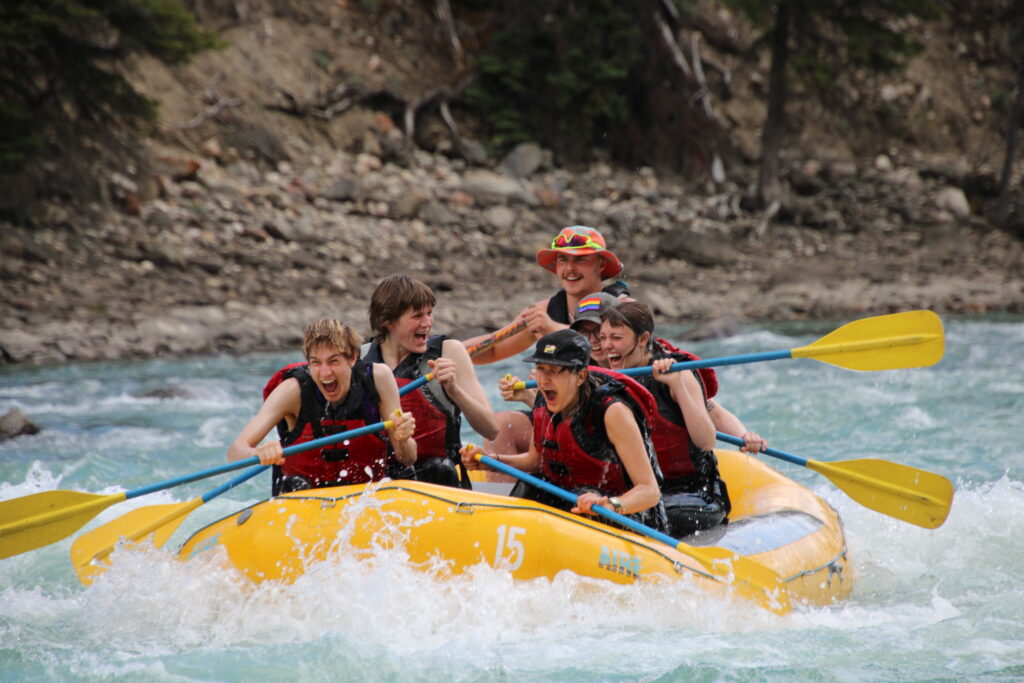 mile 5 rafting trip jasper