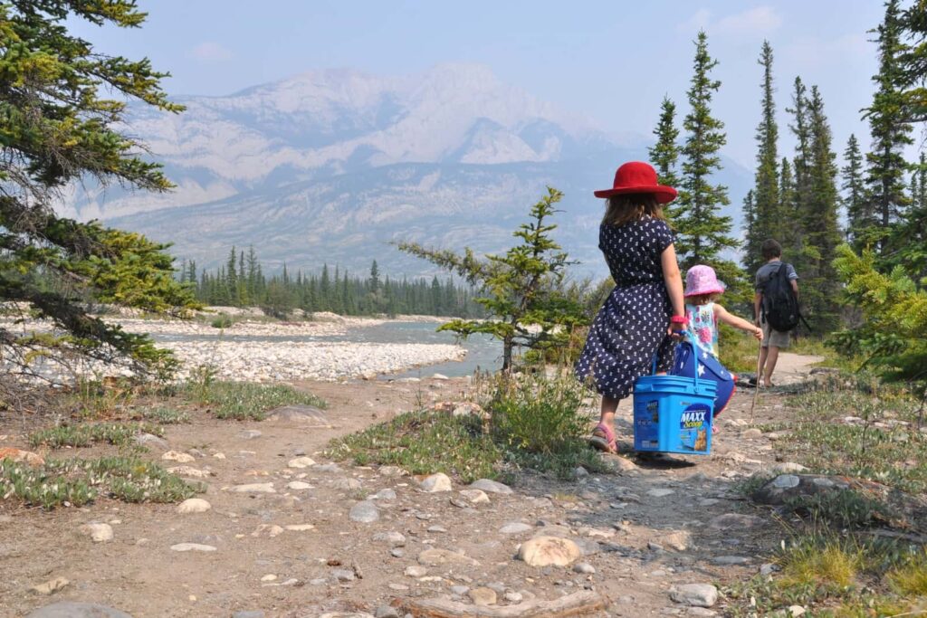 Snaring campground east of jasper town site awesome snaring river views