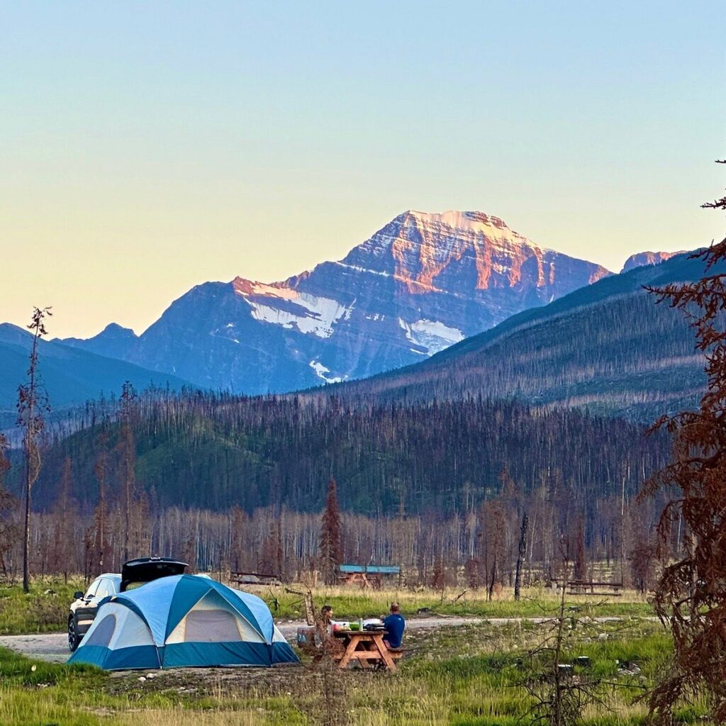 Wapiti campground jasper Alberta